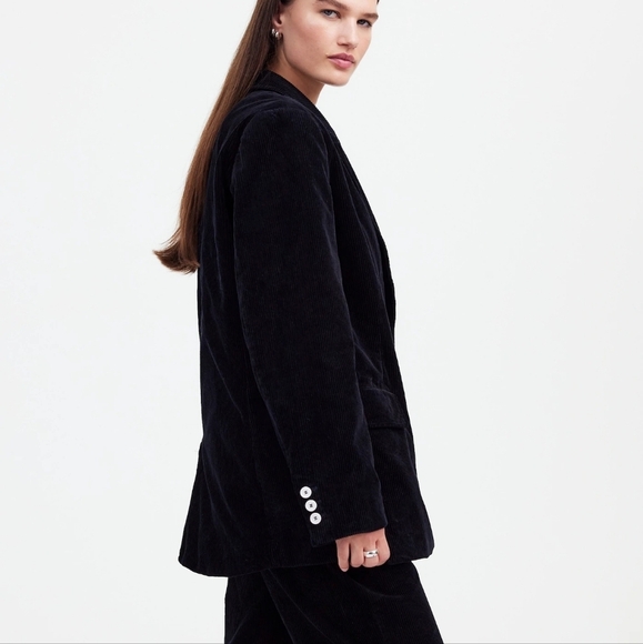 Alexa Chung for Madewell Double-Breasted Blazer in Corduroy size 8 NWT - Picture 2 of 11